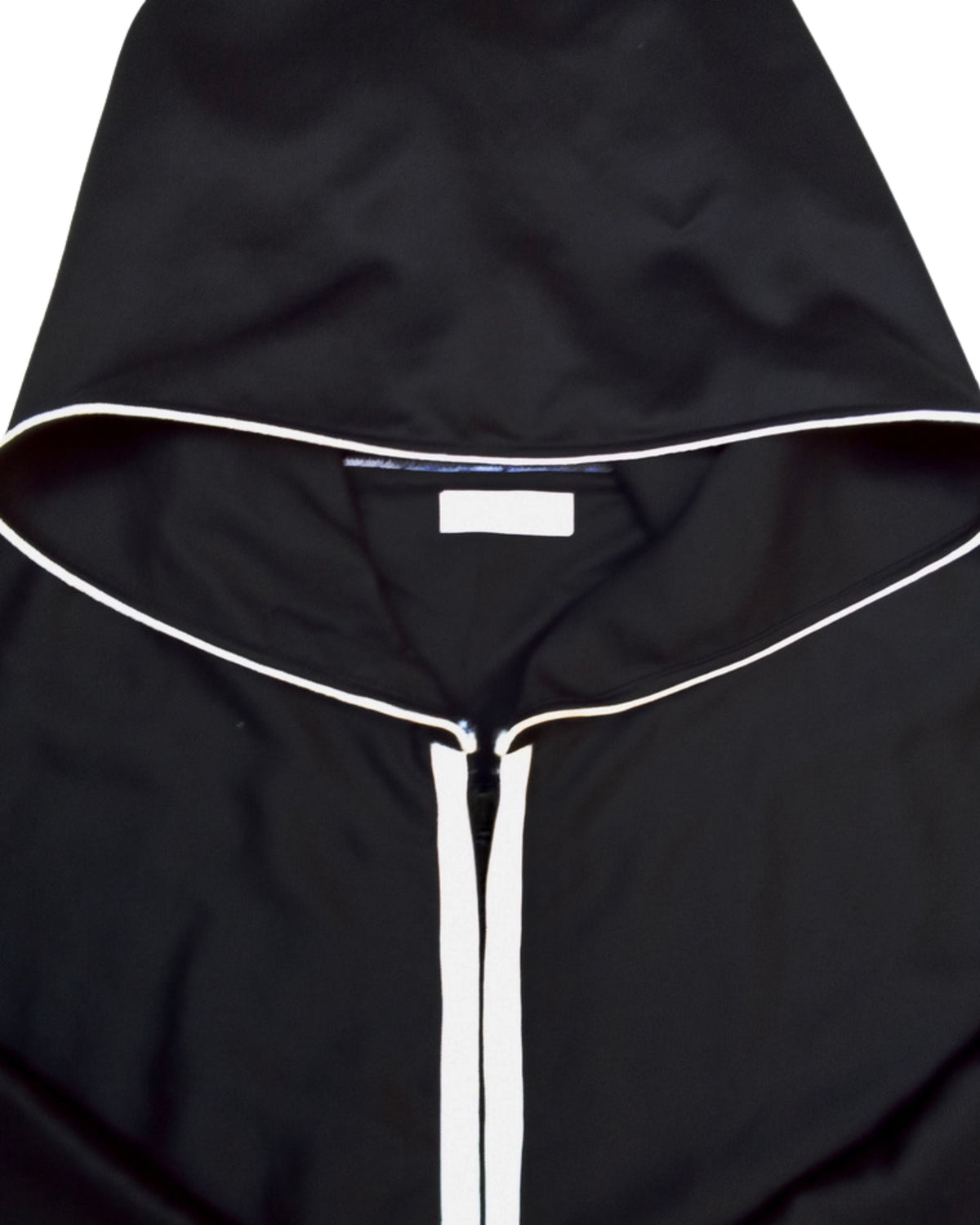 Jellaba Zip Noir - détail cordon