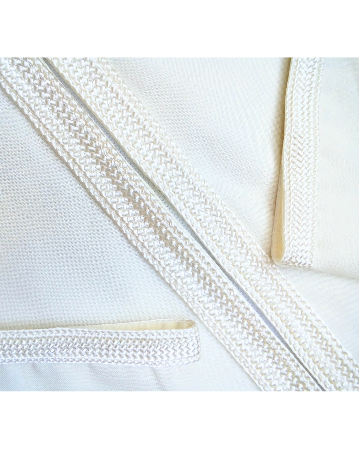 Jellaba Lin Zip Blanc Cassé